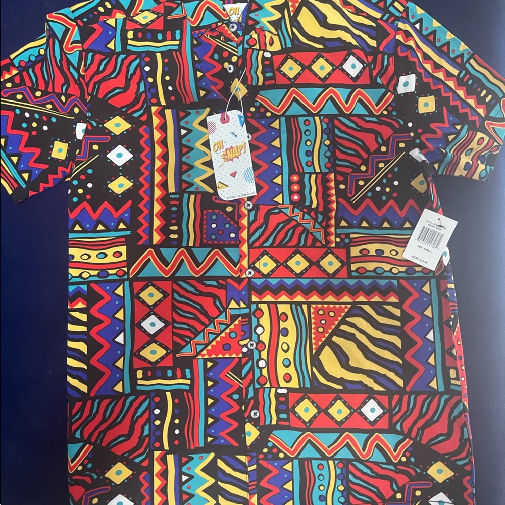 Oh Snap by Drill Company Collection 80 Style Button Up